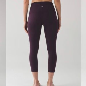 Lululemon Wunder Under Crop High Rise 21 inch